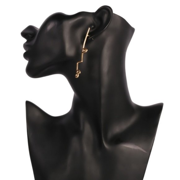 Art Face Earrings - Picture 3 of 3